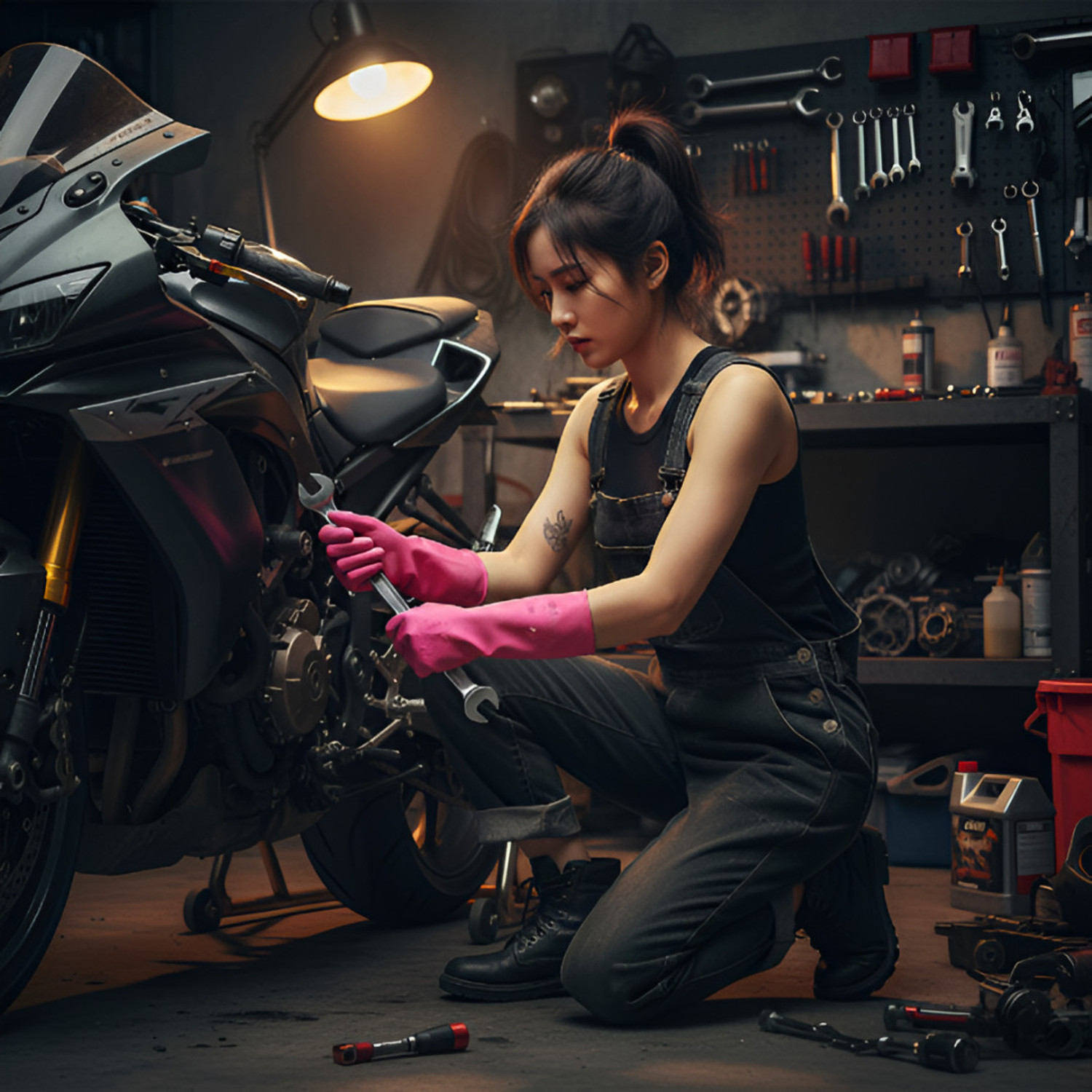 Image of RBSOCK Long Slevee Cement Factory Labour Worker Garage Garbdge Water S-15 Rubber Safety Gloves