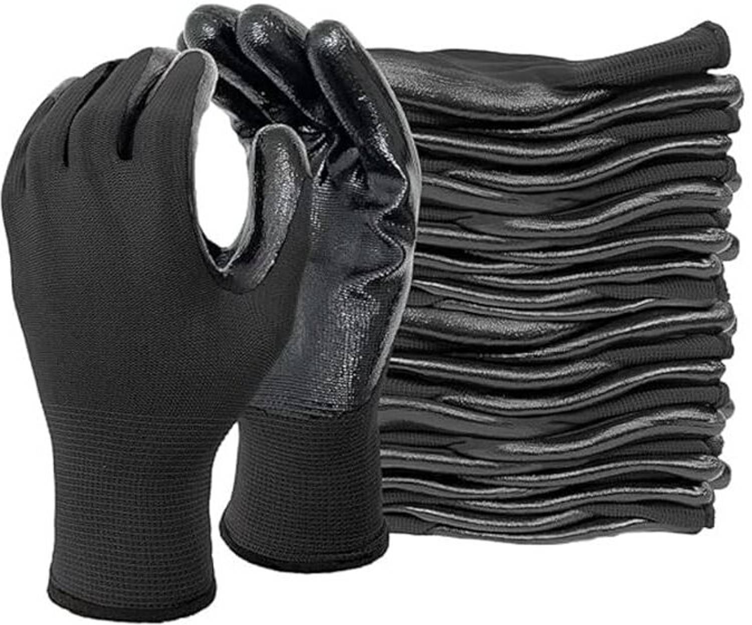 7SHIELD 12 Pair Cut Resistance , Anti-Slip Nylon Safety Gloves