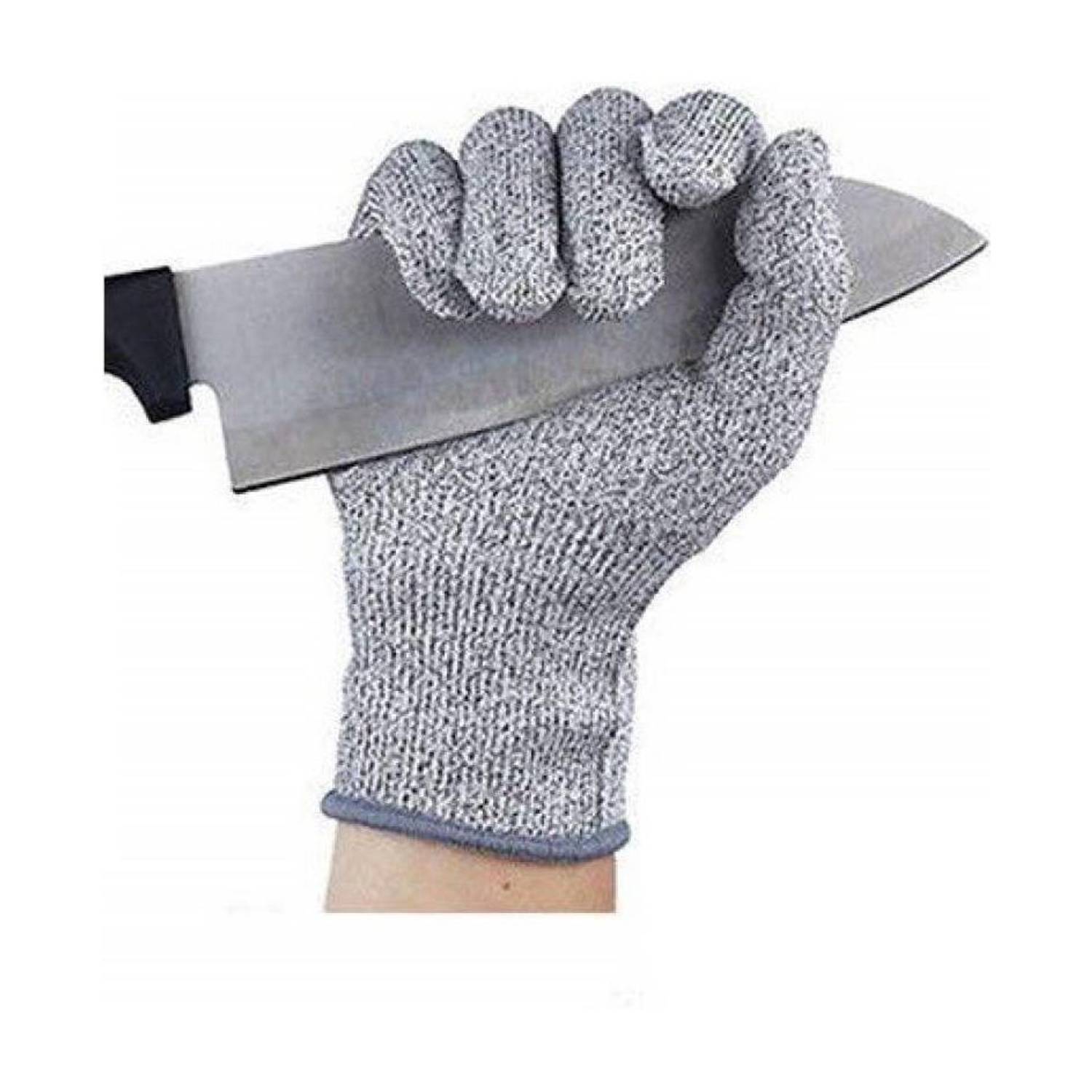 Arumart Food Grade Hand Protection Anti Cut Level 5 Cut Resistant Gloves For Kitchen Yard Synthetic Safety Gloves Pack of 1 Pair Synthetic  Safety Gloves