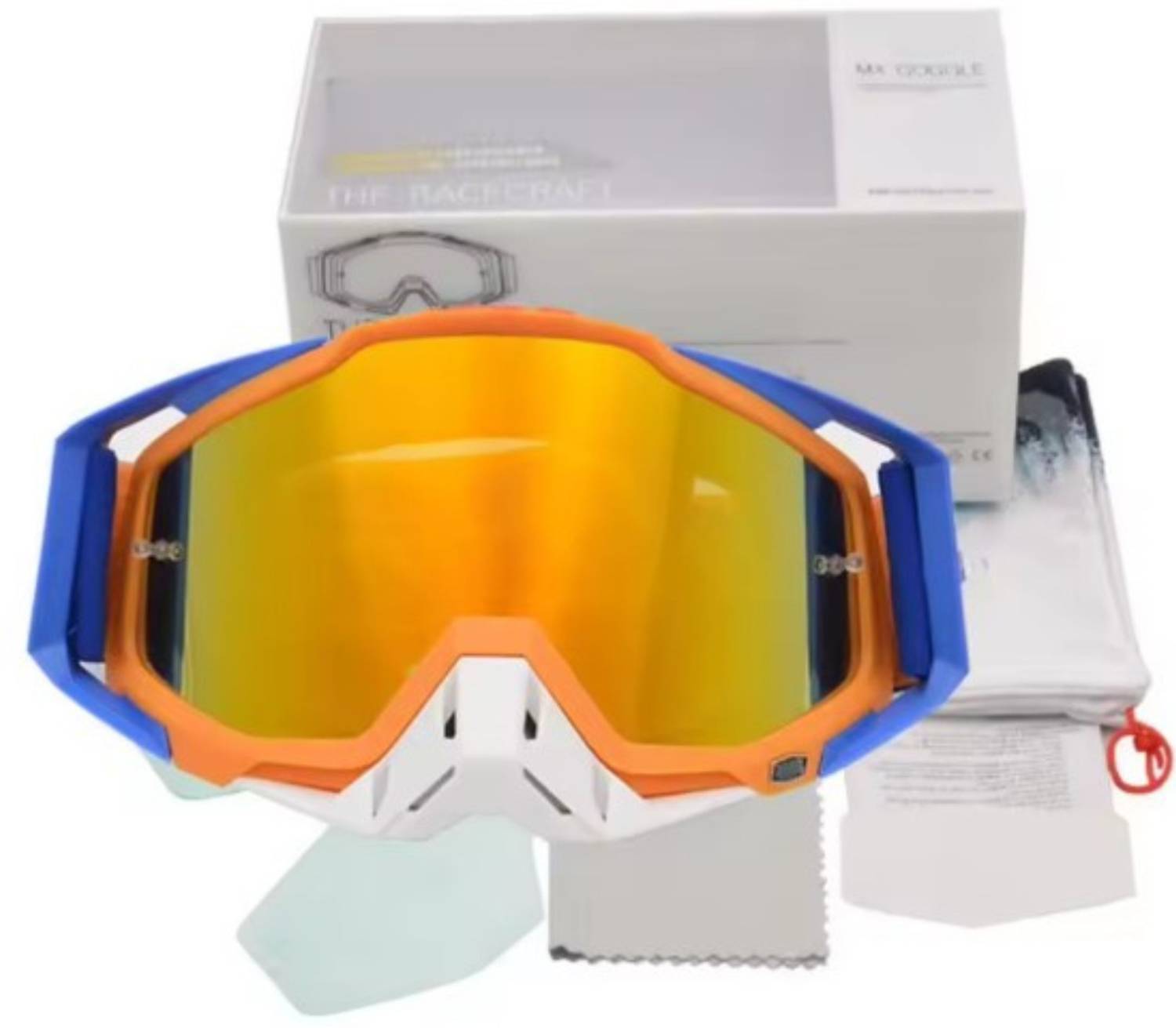 Olsic Motorcycle Goggles Helmet Anti-Fog UV Sunglasses - Image 5