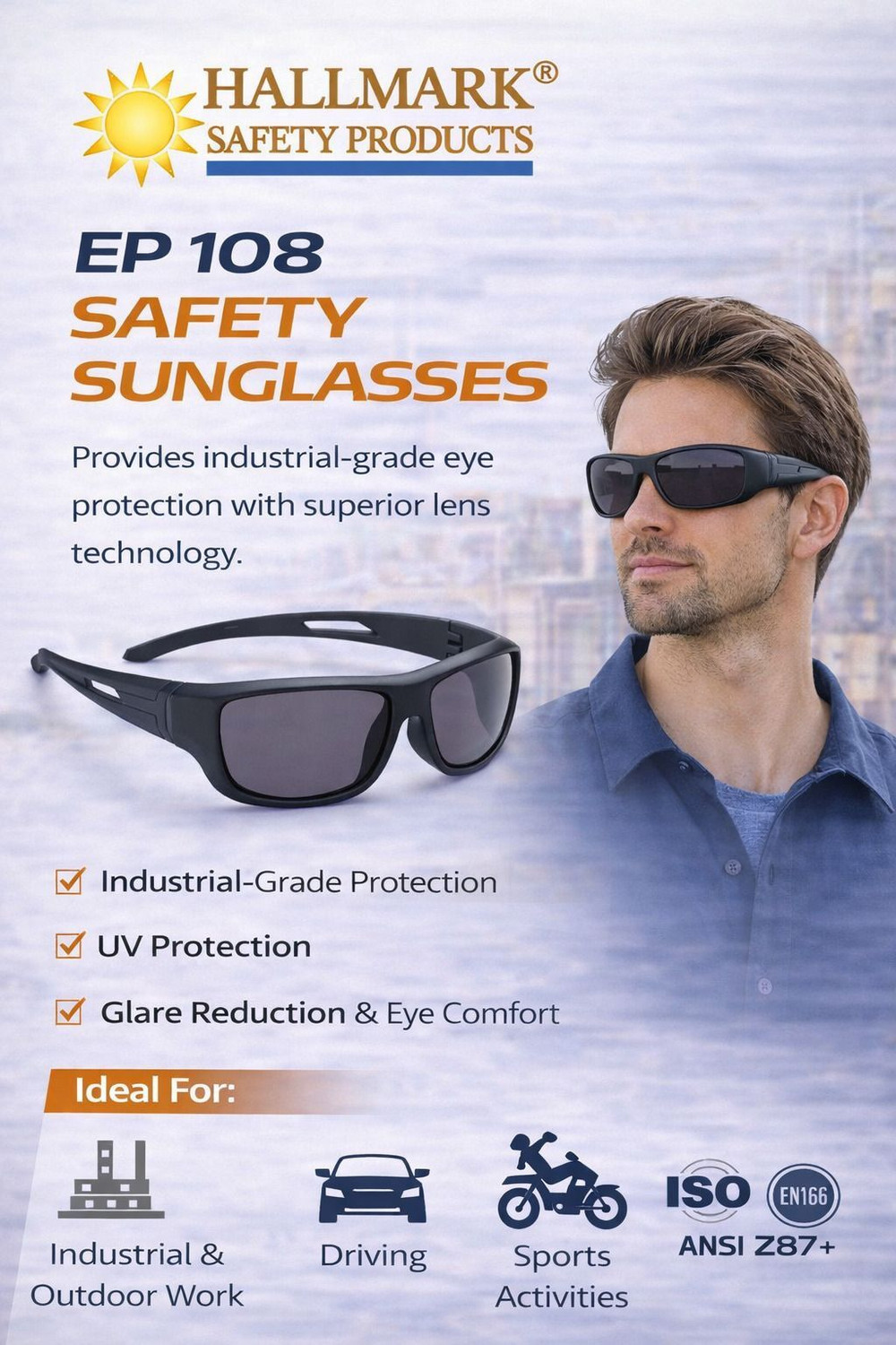 Image of Hallmark Wrap-around Sunglasses