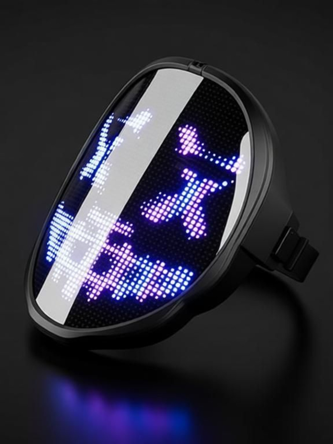 Image of acube mart LED Mask with Bluetooth Programmable, Rechargeable mask Welding Safety Goggle