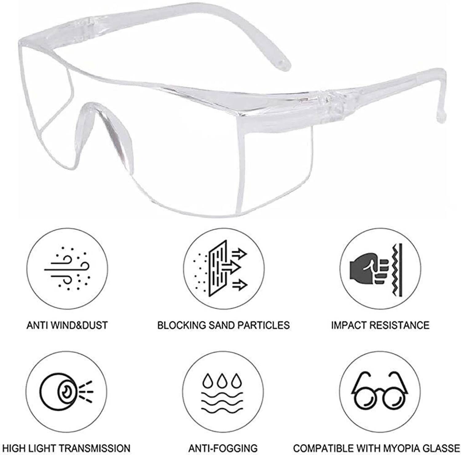 GrahLogy Safety Goggles for Driving and Industrial Use