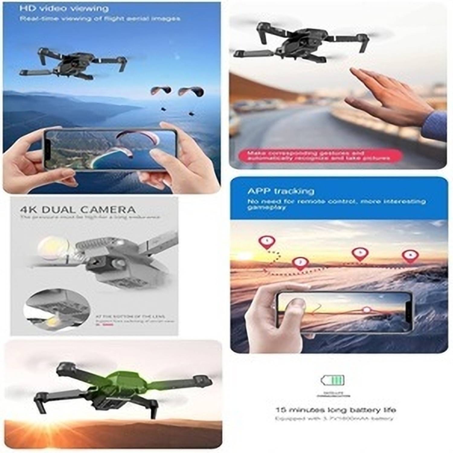 Kapi HD 4K Camera Foldable Drone - Image 5