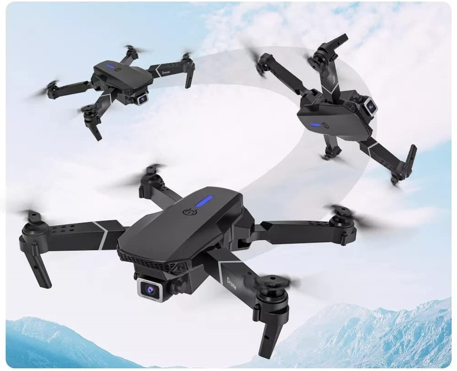 Image of CRISANTOWILLA Drone With Camera 1080P Live Video, Altitude Hold, One Key Start Drone