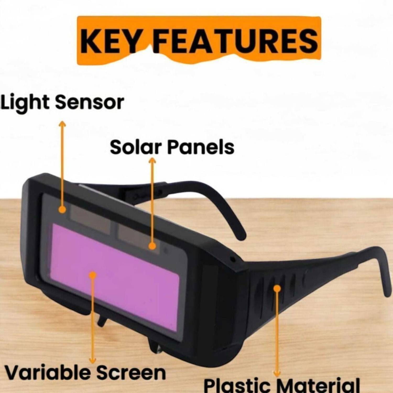 Hamid WeldGuard Auto-Darkening Welding Goggles - Image 4