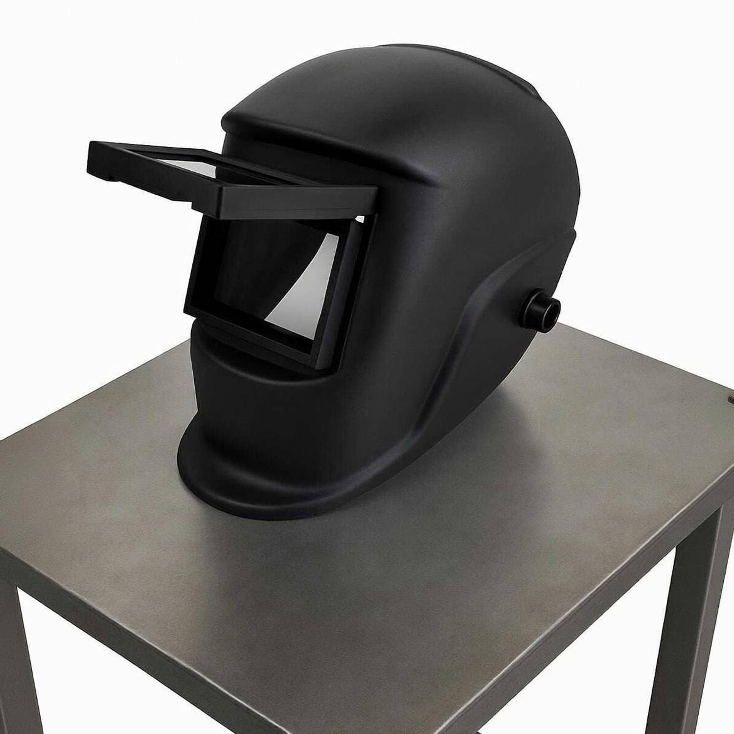 ambay Welding Helmet with Black Glass and Clear Lens Face Shield for MIG/ARC/TIG Welding | Industrial Grade Safety Mask Welding Helmet