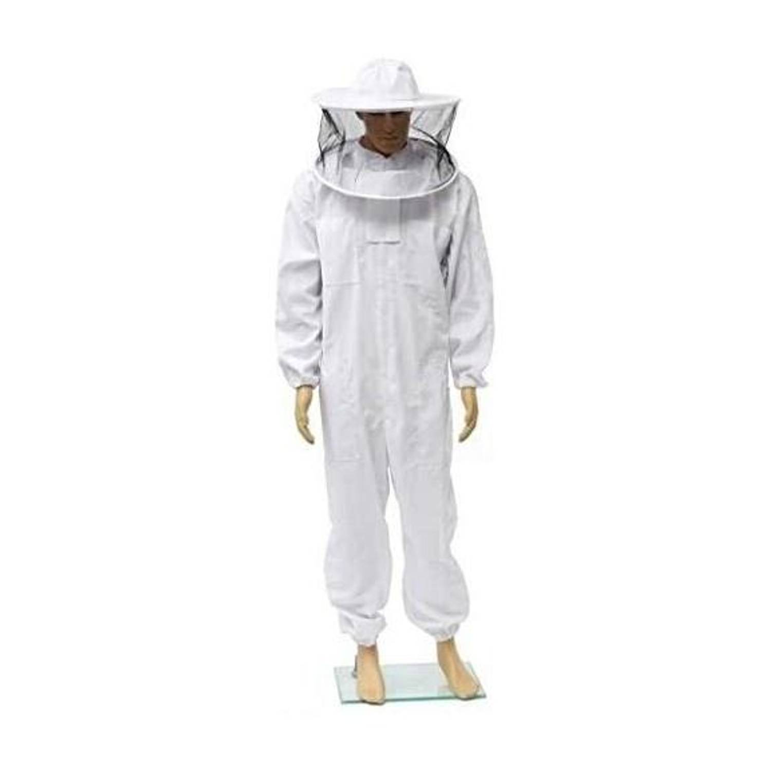 ANP BEE Ventilated Full Body Beekeeping Suit Safety Jacket (White) Size M Safety Jacket