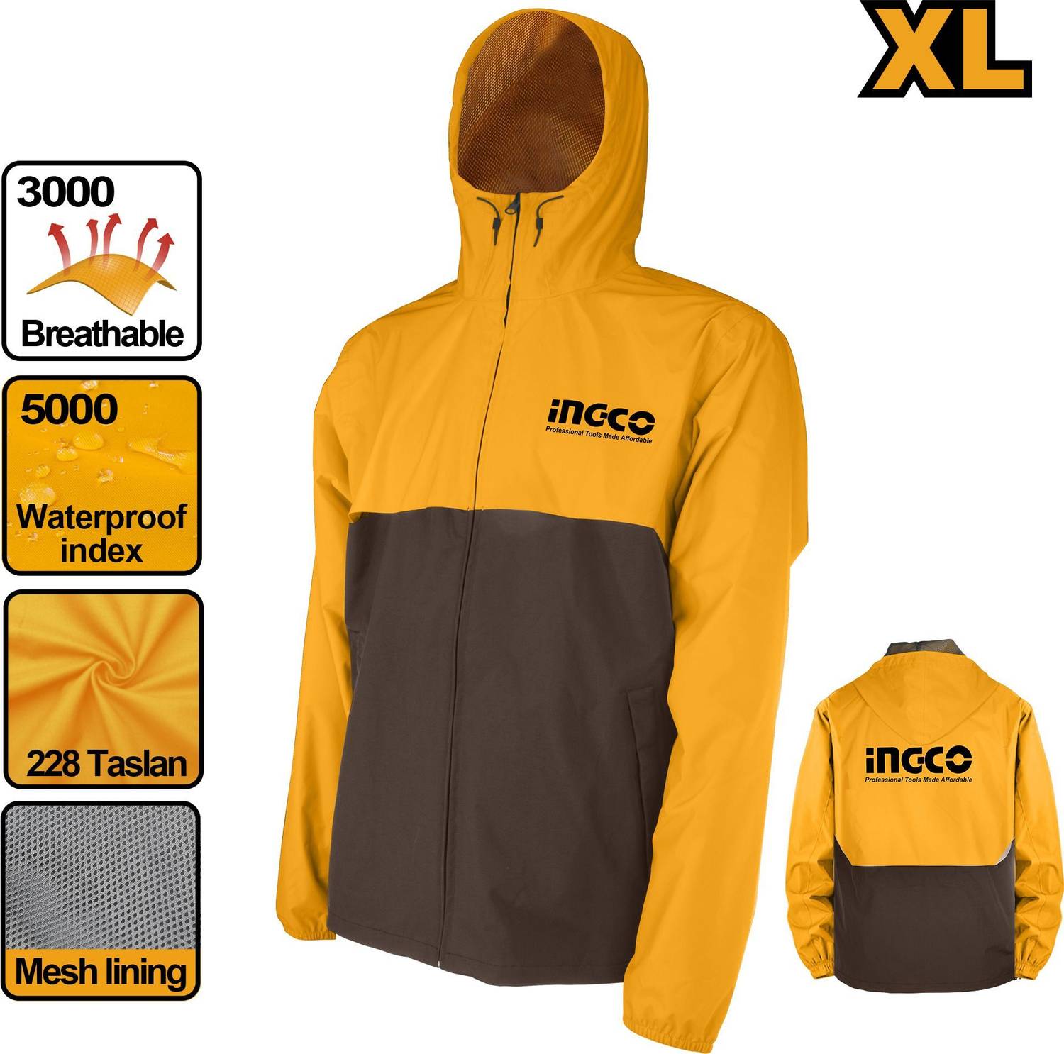 INGCO HJATL2281.XL Safety Jacket Price in India - Buy INGCO