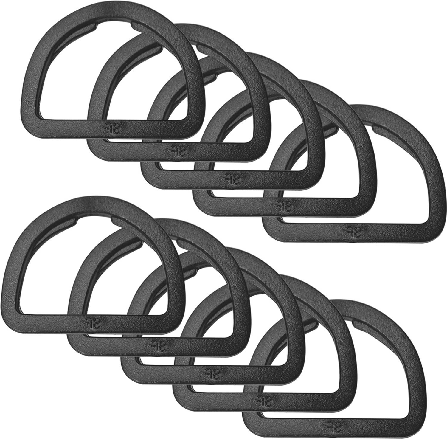 Aakriti D-Ring Loop Buckle For Belt Bag, Cloth, Leash, Backpack Purse Craft 1.5" | 10PCS Luggage Strap, Safety Lock