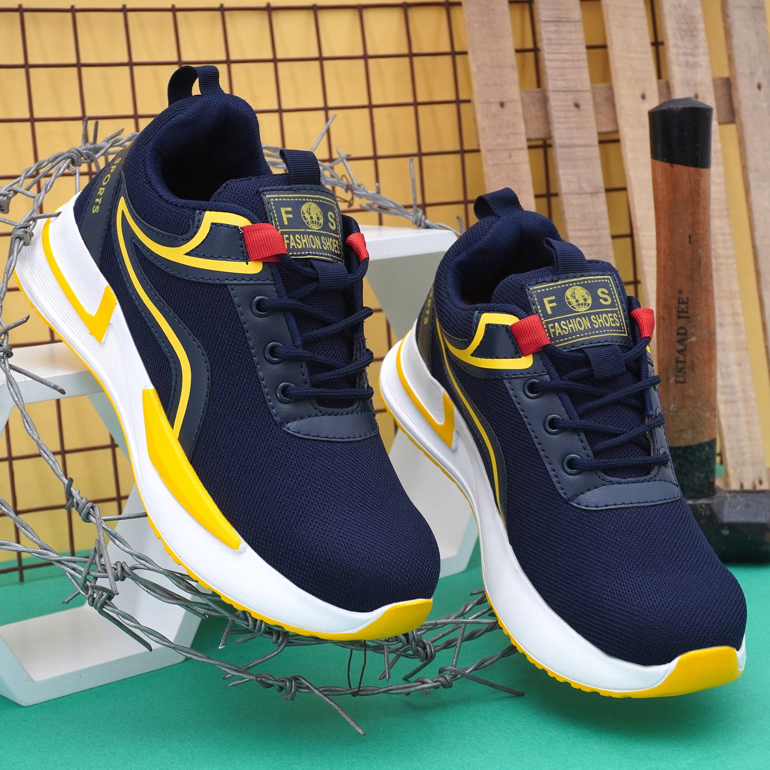 AMBRICK Steel Toe Mesh Safety Shoe