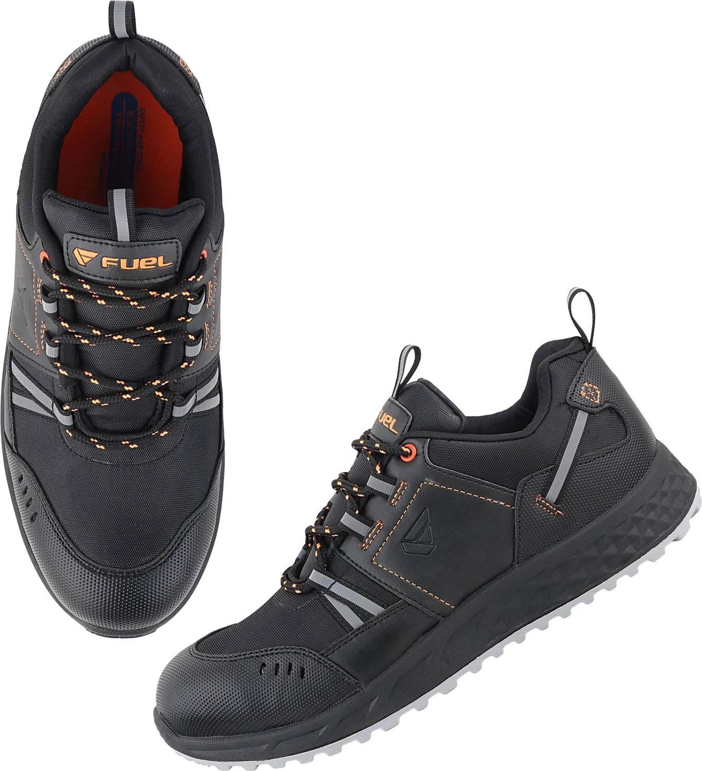 Fuel Steel Toe Synthetic Safety Shoe Black - Image 4
