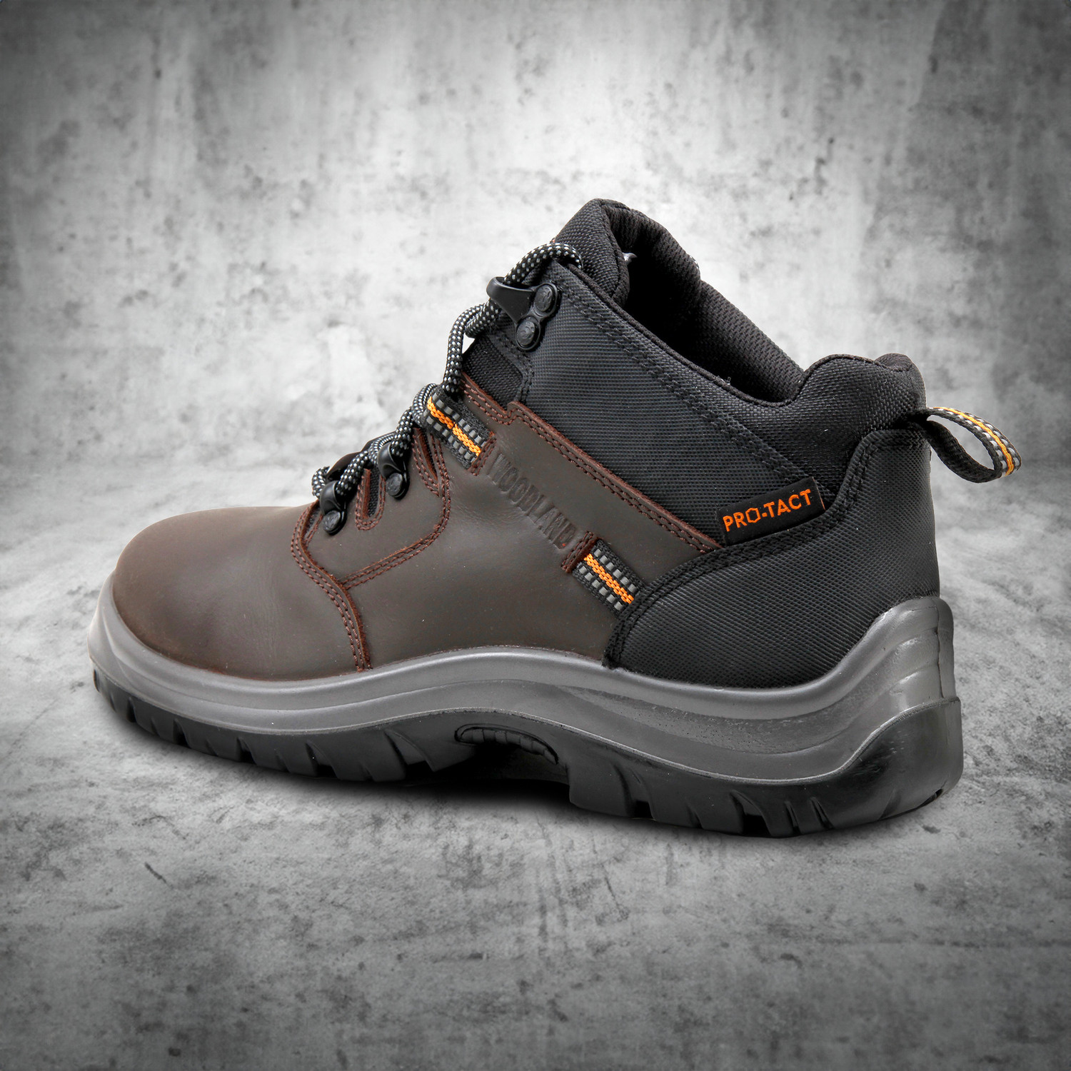 Image of WOODLAND Composite Toe Leather Safety Shoe