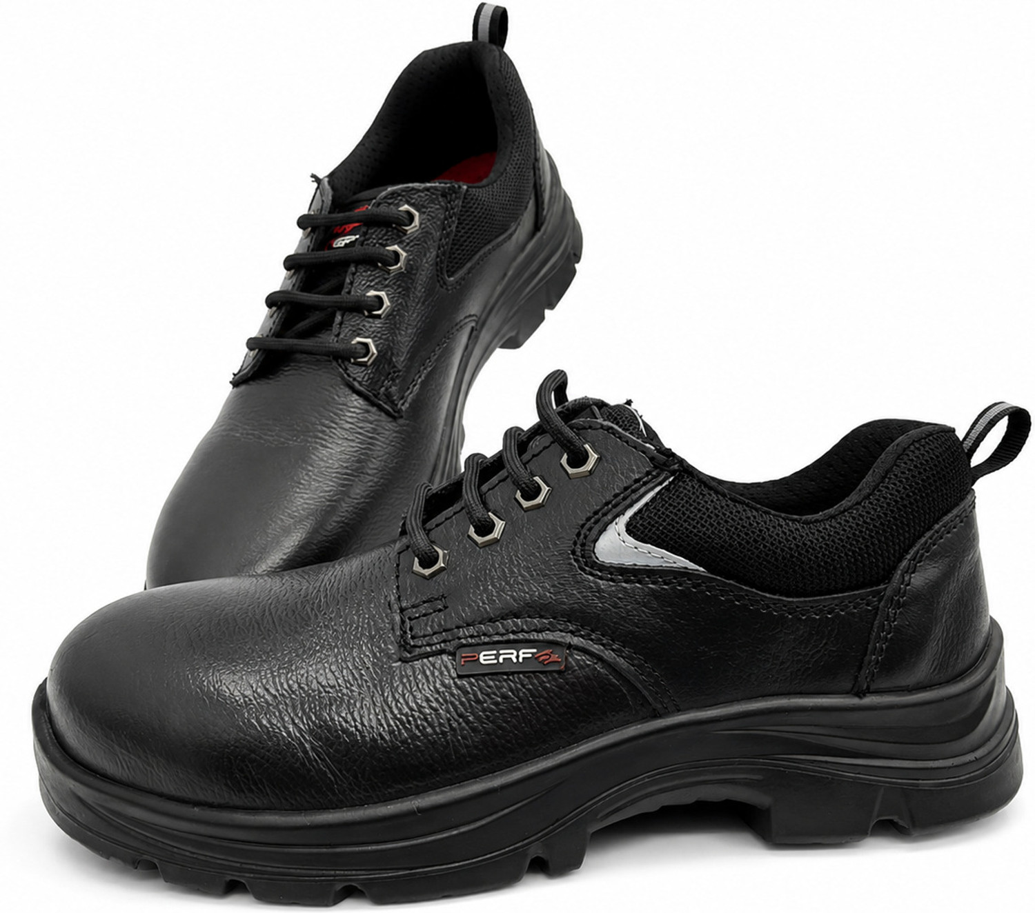 Image of Perf Steel Toe Leather Safety Shoe