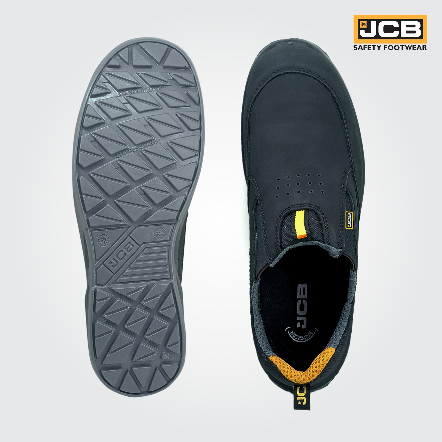 Image of JCB Steel Toe Nubuck Leather Safety Shoe