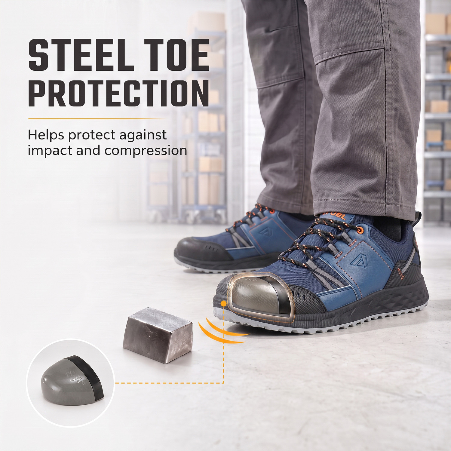 Image of Fuel Steel Toe Synthetic Safety Shoe