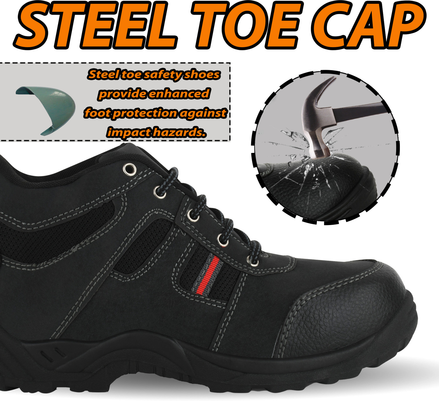 Image of VILMEN Steel Toe Synthetic Leather Safety Shoe