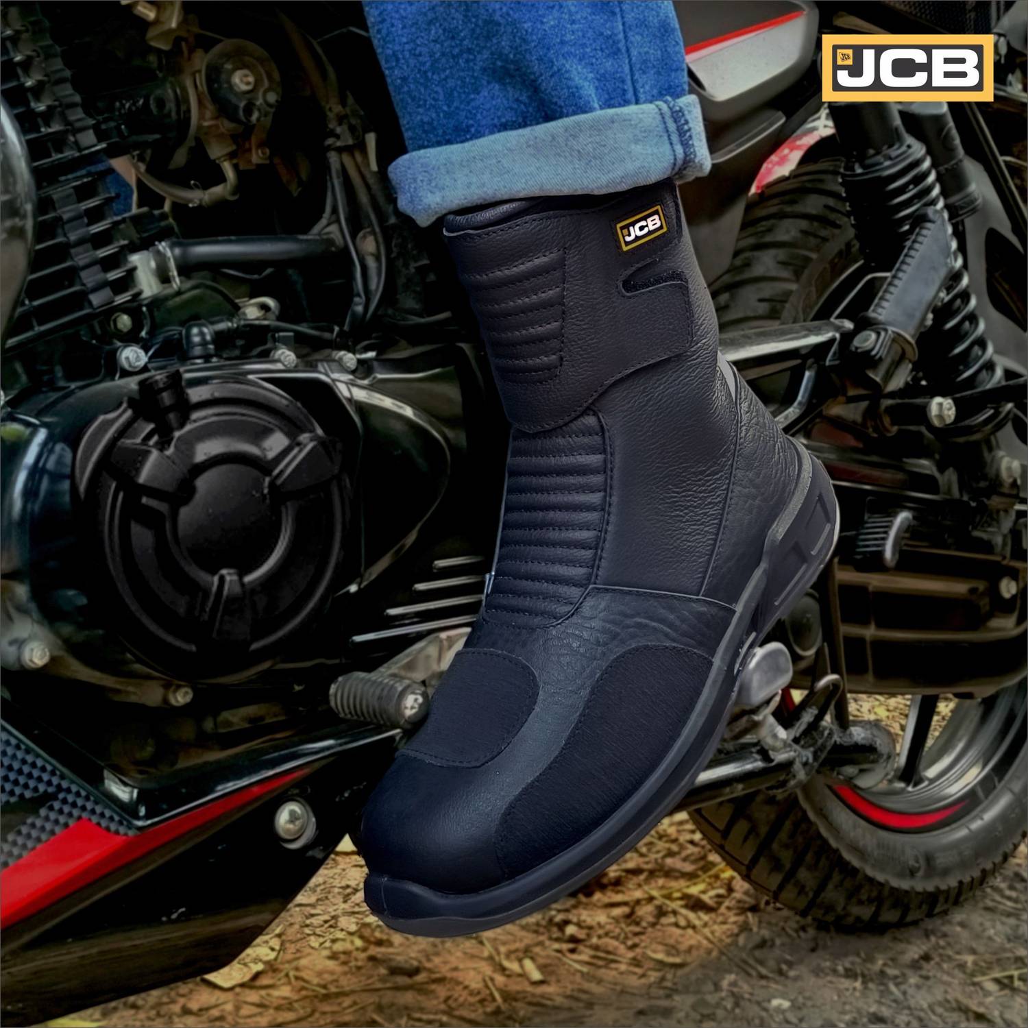 JCB Soft Toe Genuine Leather Safety Shoe Price in India - Buy JCB