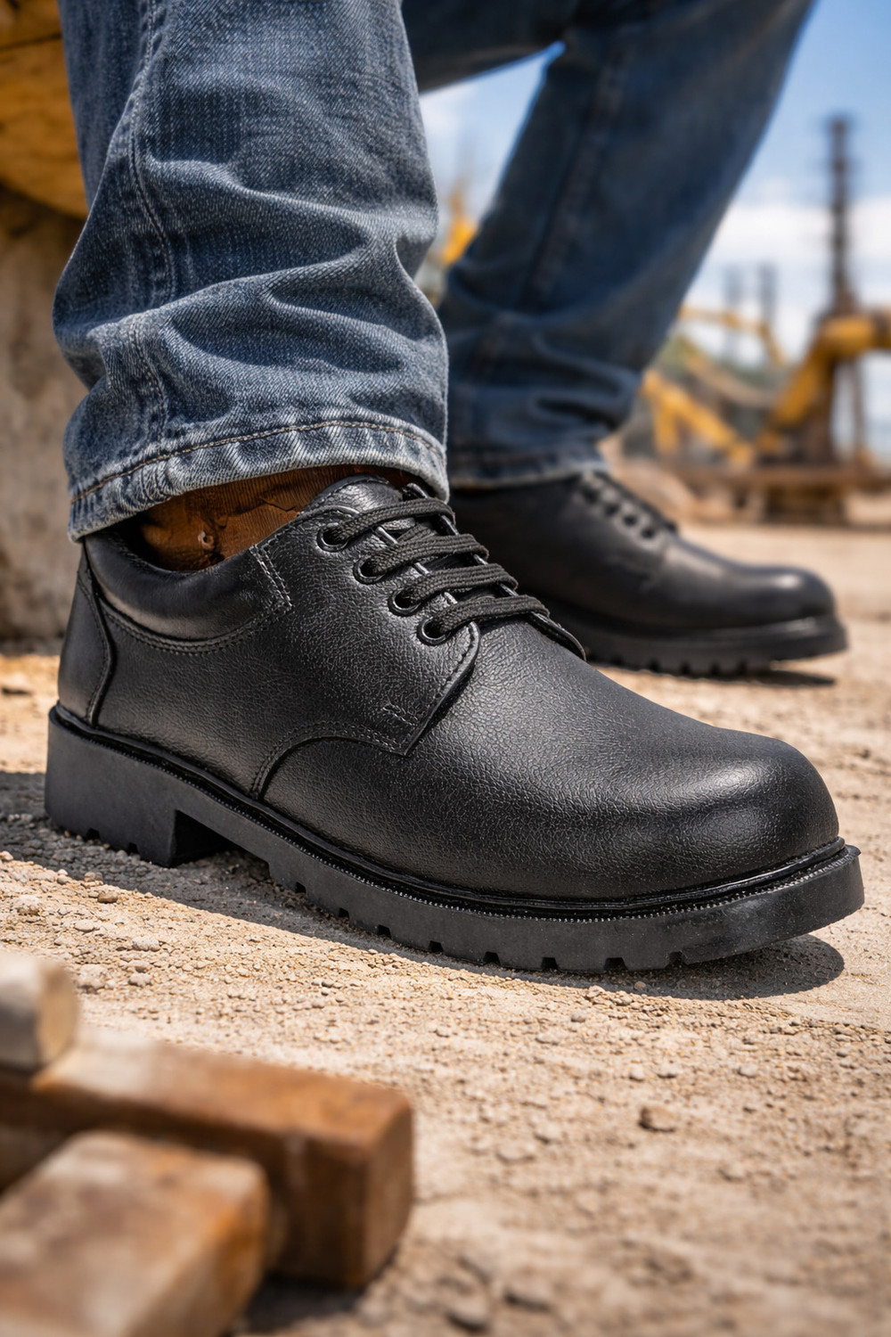 Image of FROSINO Steel Toe Genuine Leather Safety Shoe
