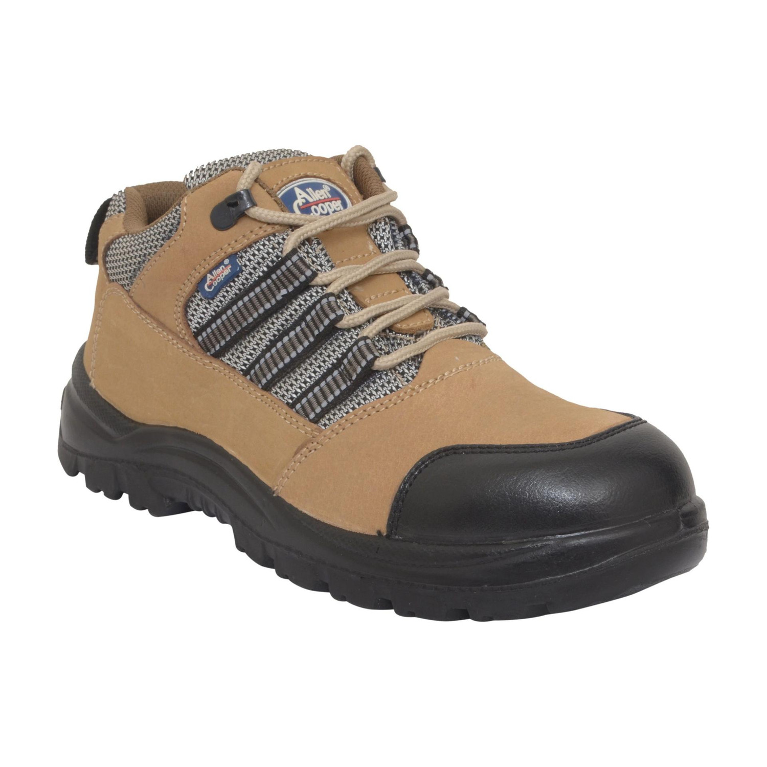 Image of Allen Cooper Steel Toe Genuine Leather Safety Shoe