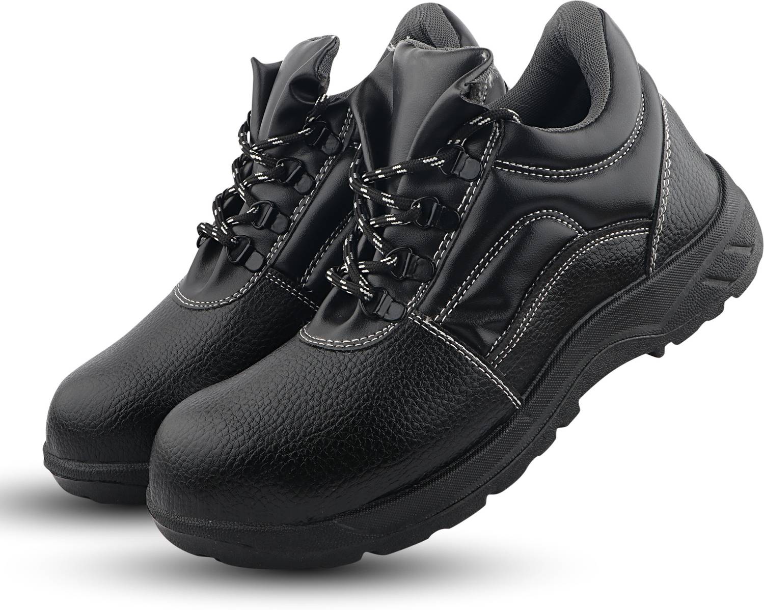 Fuel Steel Toe Synthetic Leather Safety Shoe Black - Image 5