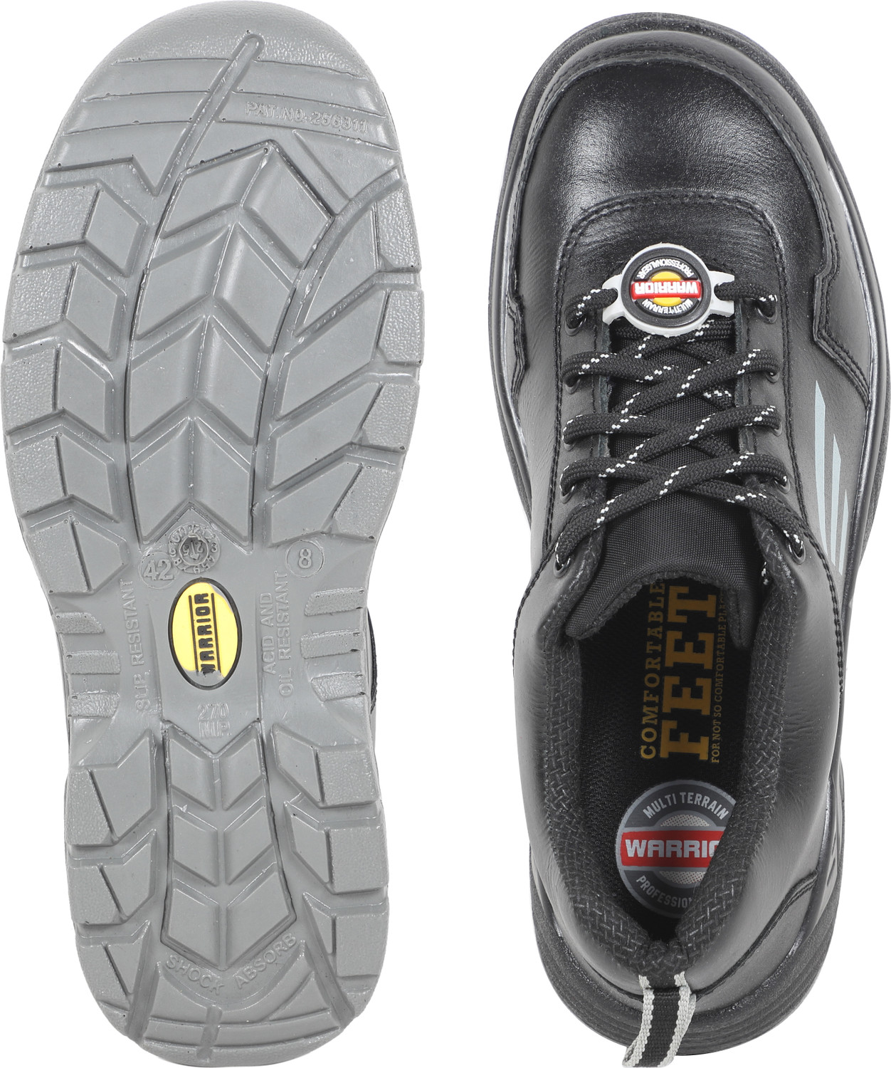 Image of Warrior Steel Toe Leather Safety Shoe