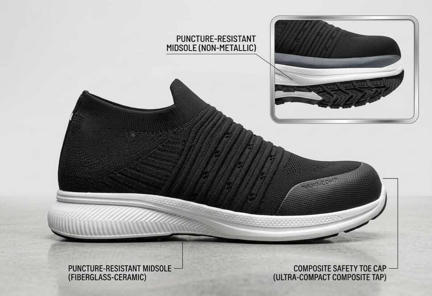 ZAKSU Steel Toe Textile Safety Shoe Price in India - Buy ZAKSU
