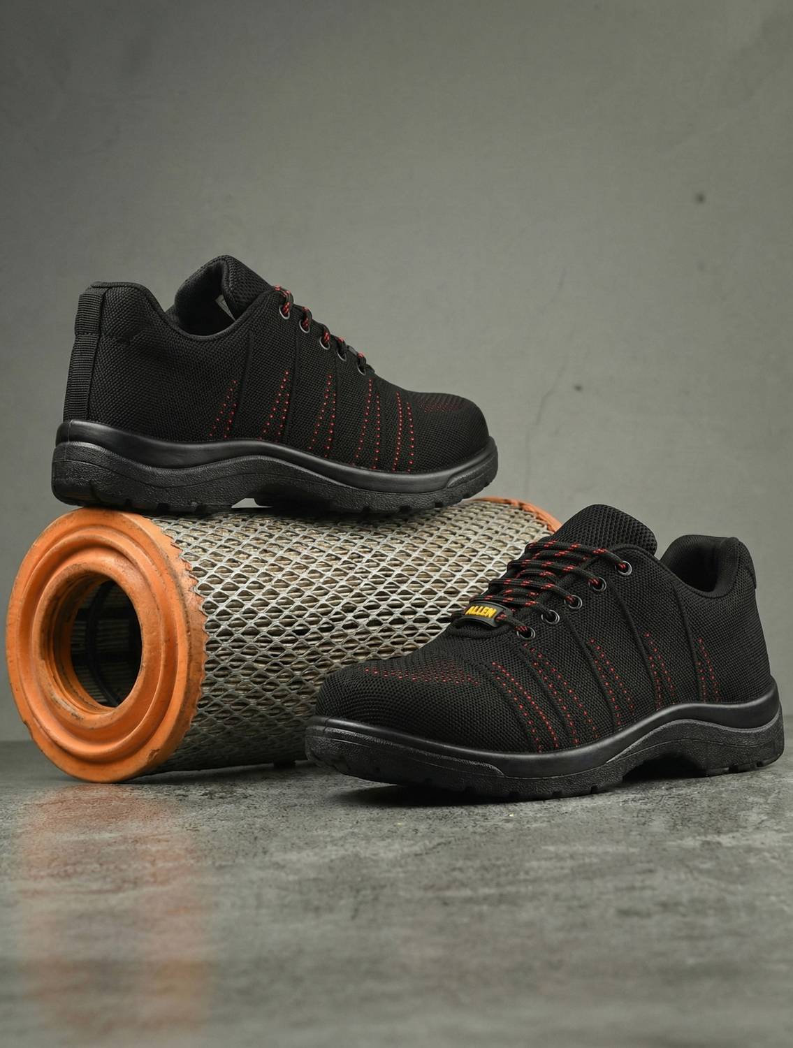 ALLTAR Steel Toe Mesh Safety Shoe Black - Image 4