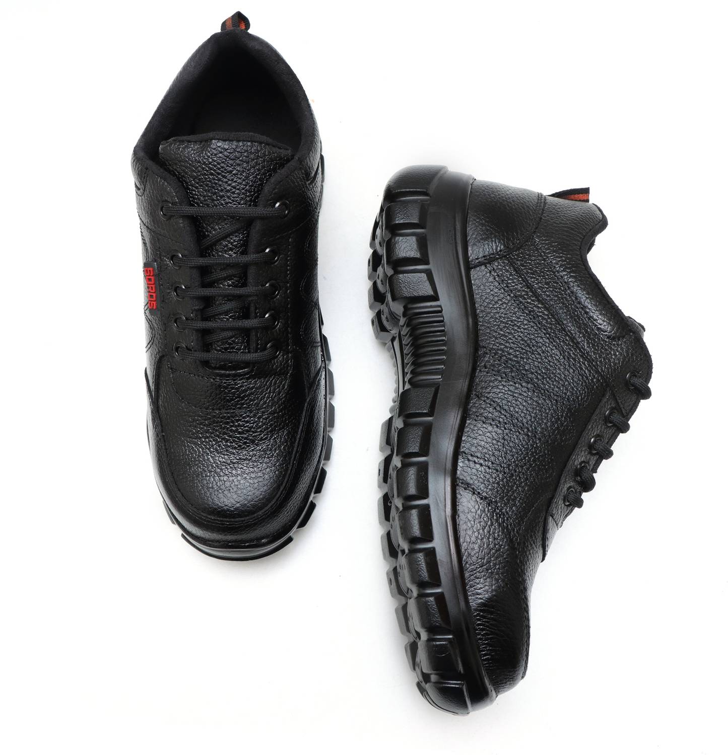 SOROS Steel Toe Leather Safety Shoe Black - Image 3