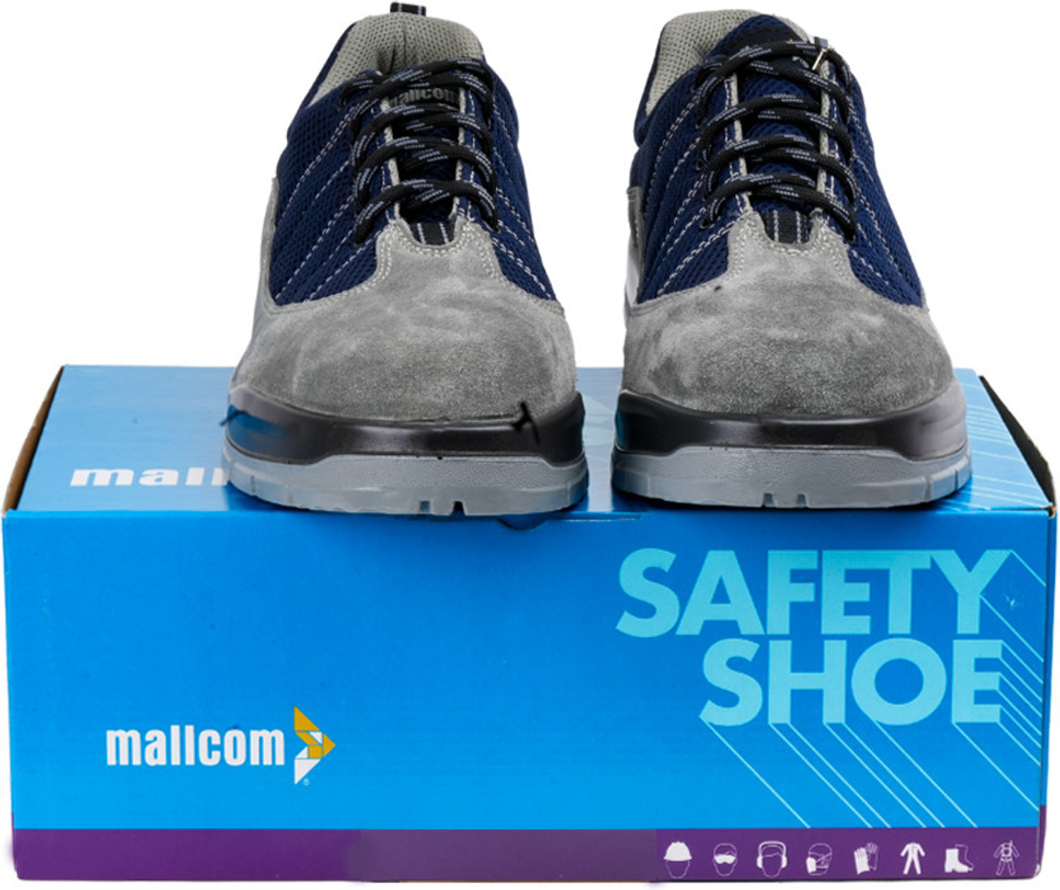 Image of Mallcom Steel Toe Suede Safety Shoe