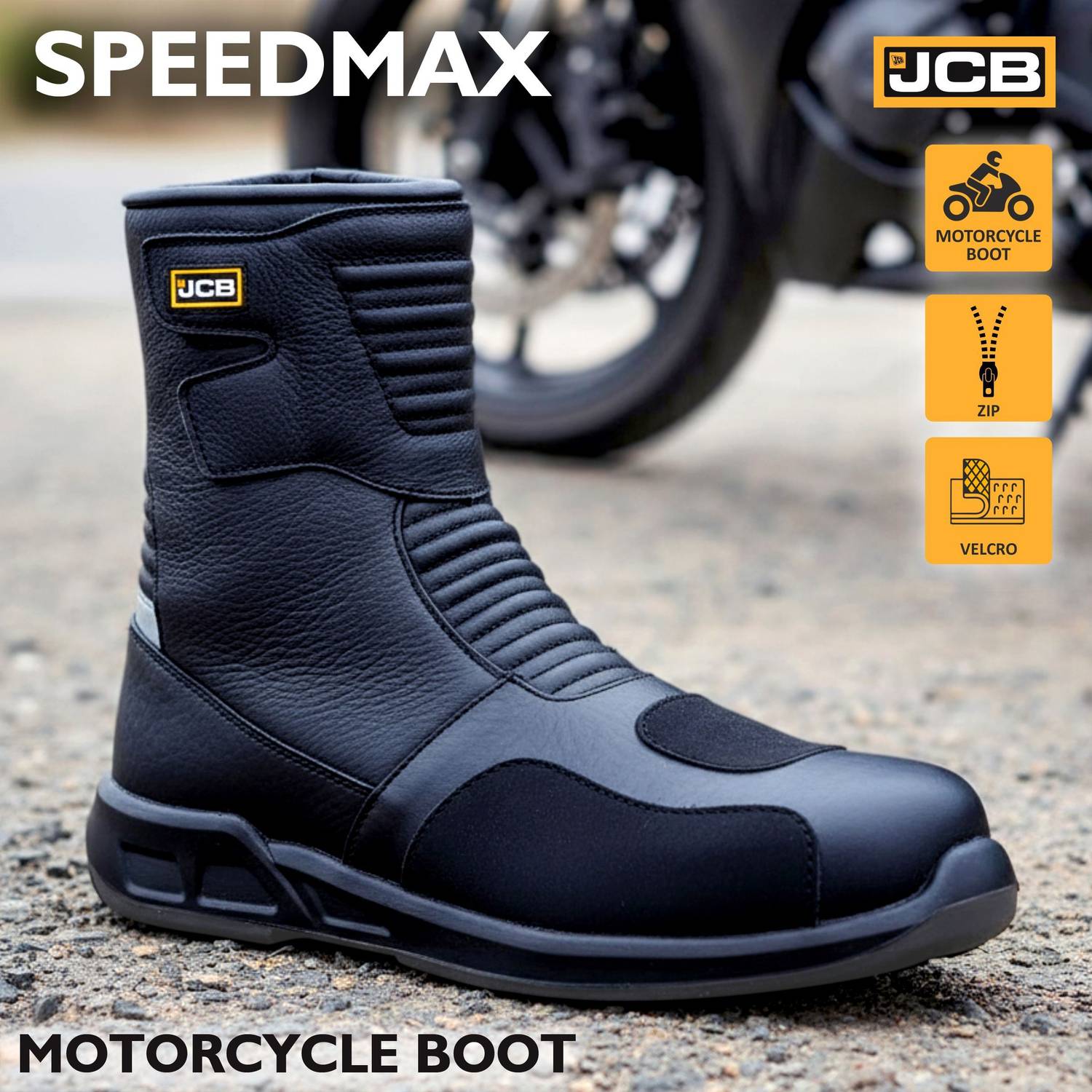 JCB Soft Toe Genuine Leather Safety Shoe Price in India - Buy JCB