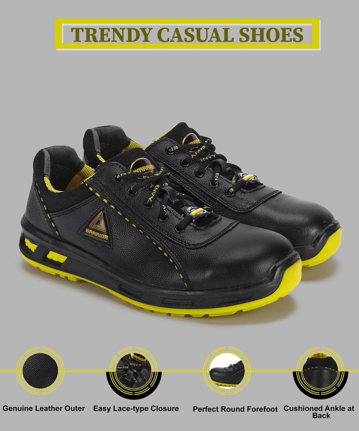 Liberty Steel Toe Genuine Leather Safety Shoe Price in India - Buy