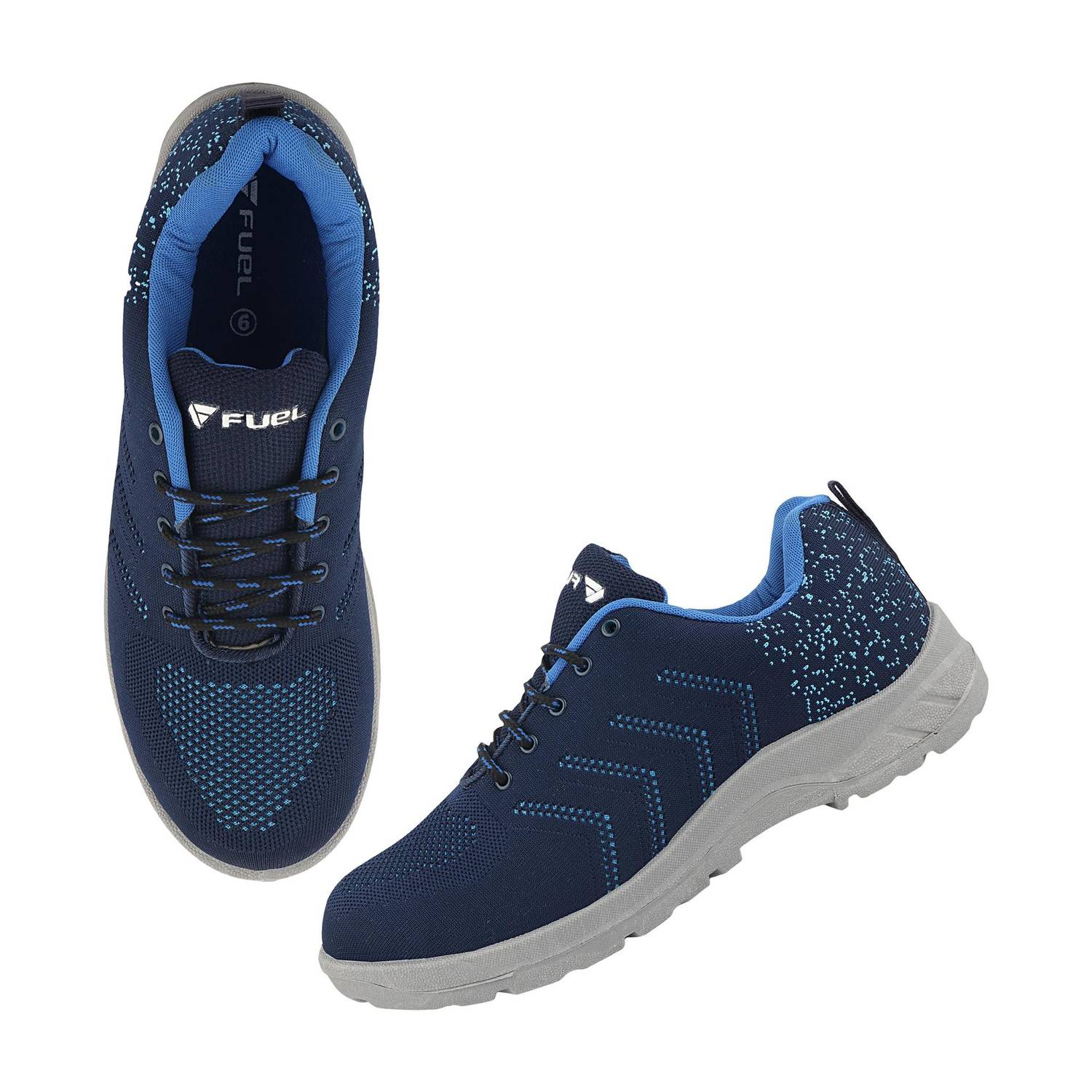 Fuel Steel Toe Fabric Safety Shoe Blue - Image 1