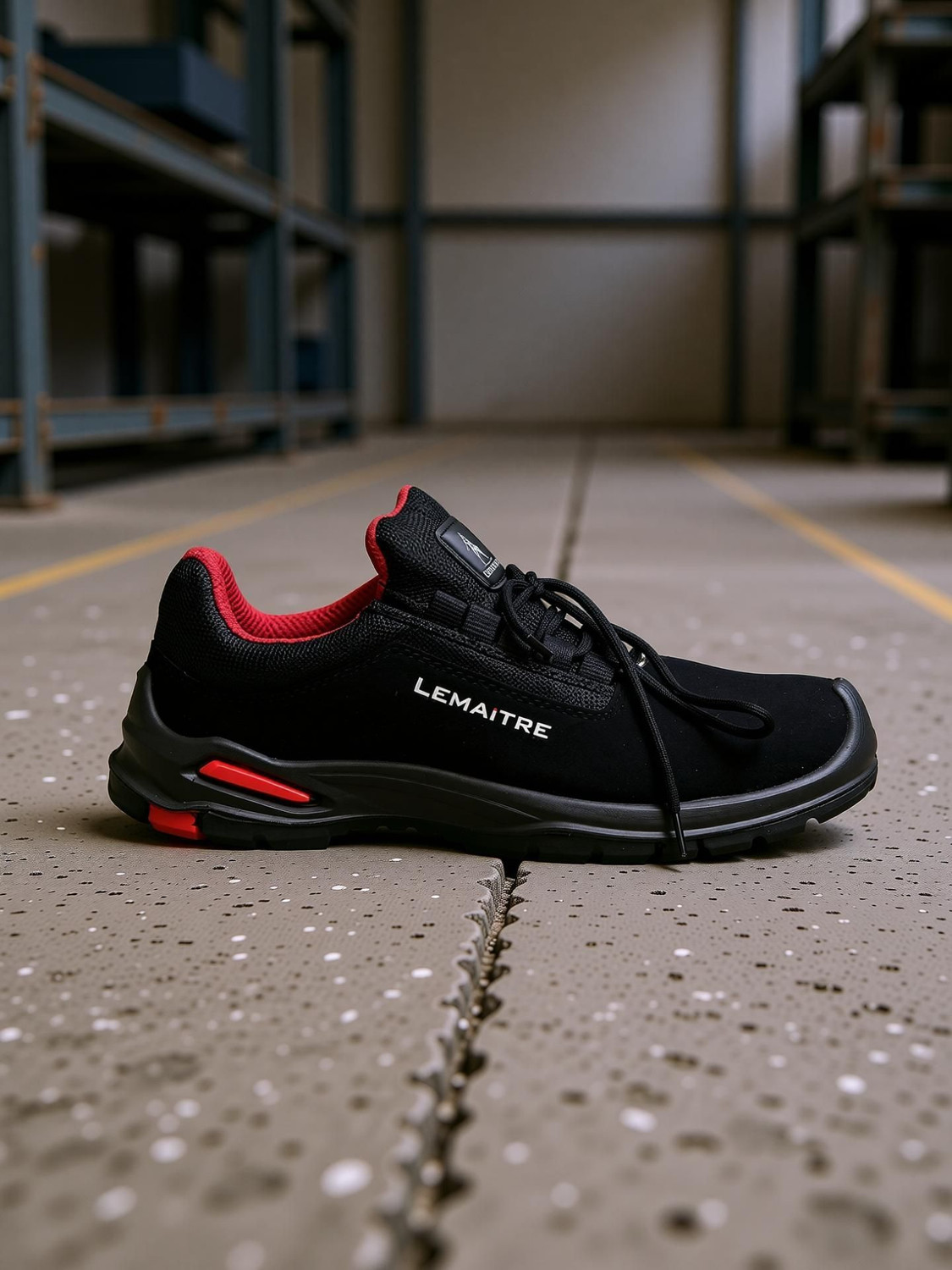Image of Perf Alloy Toe Synthetic Leather Safety Shoe