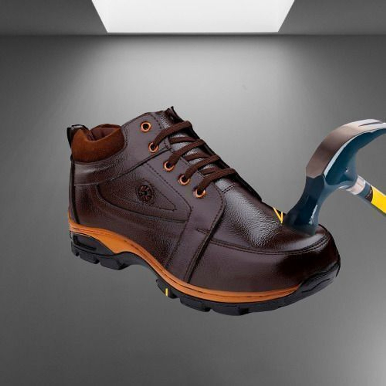 Image of RAYH Steel Toe Genuine Leather Safety Shoe