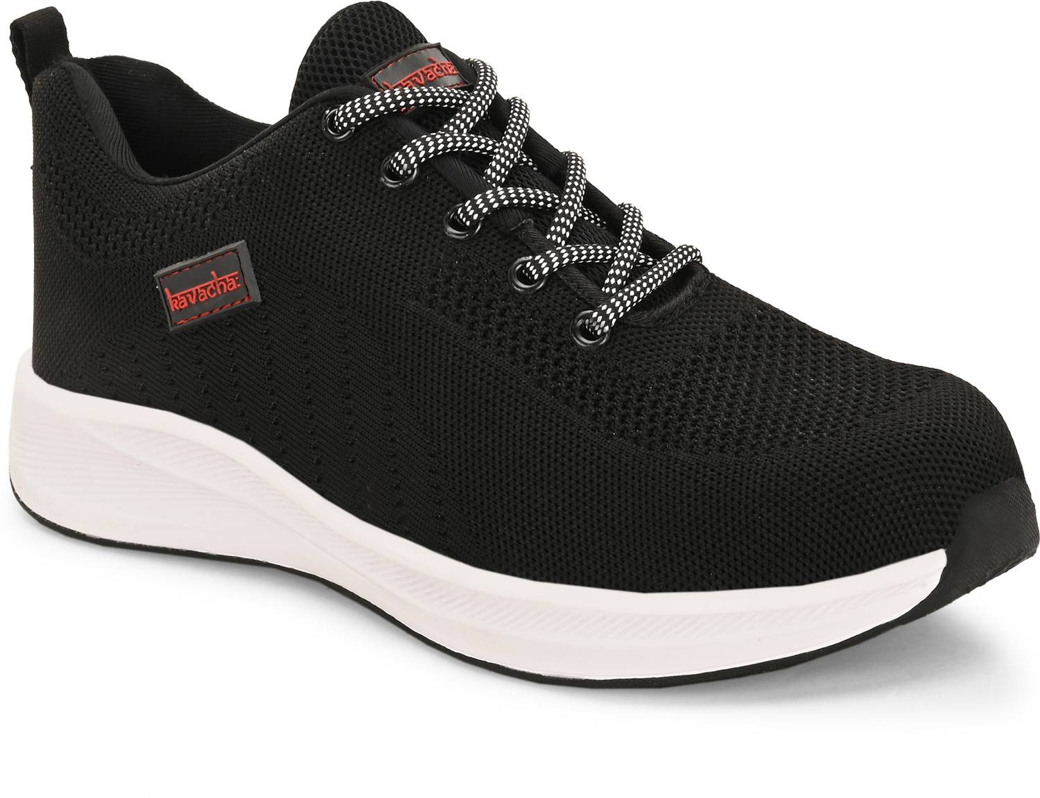 Kavacha Steel Toe Fabric Safety Shoe Black - Image 1