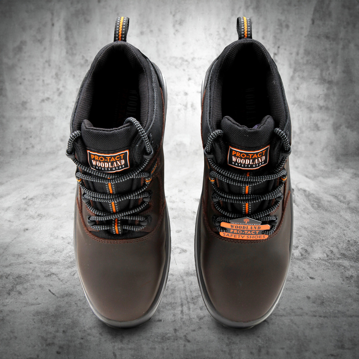 Image of WOODLAND Composite Toe Leather Safety Shoe
