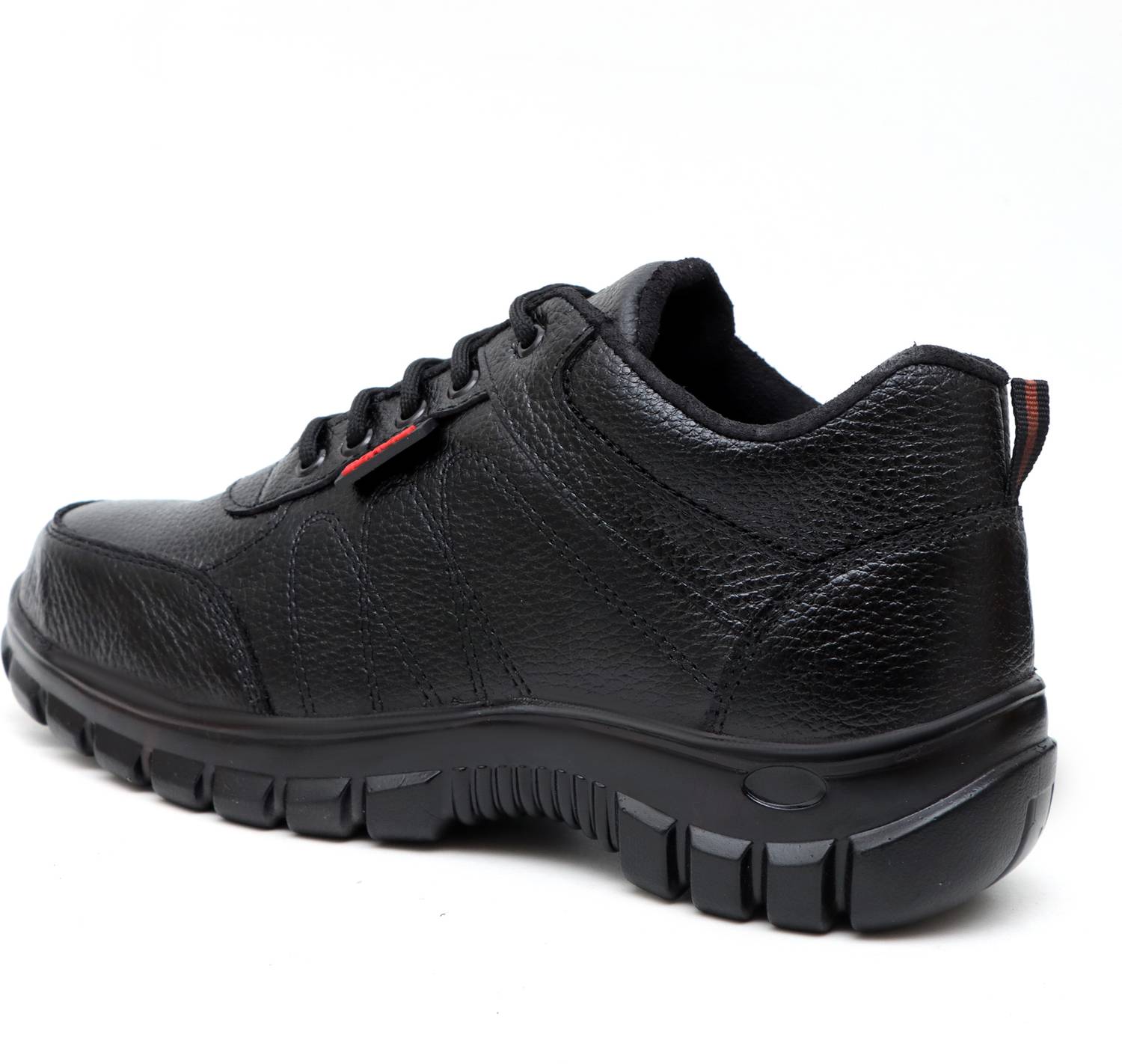 SOROS Steel Toe Leather Safety Shoe Black - Image 4