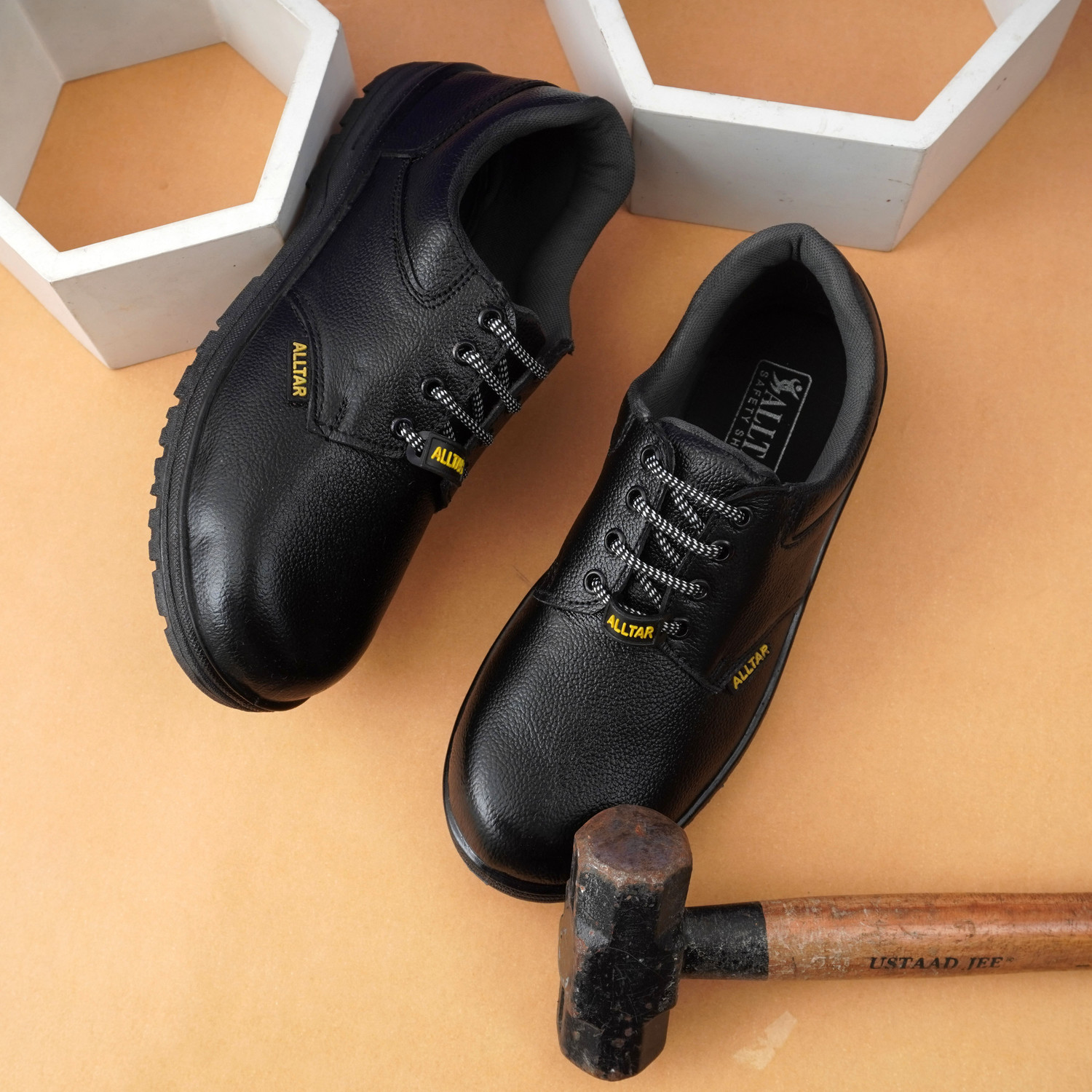 Image of ALLTAR Steel Toe Genuine Leather Safety Shoe