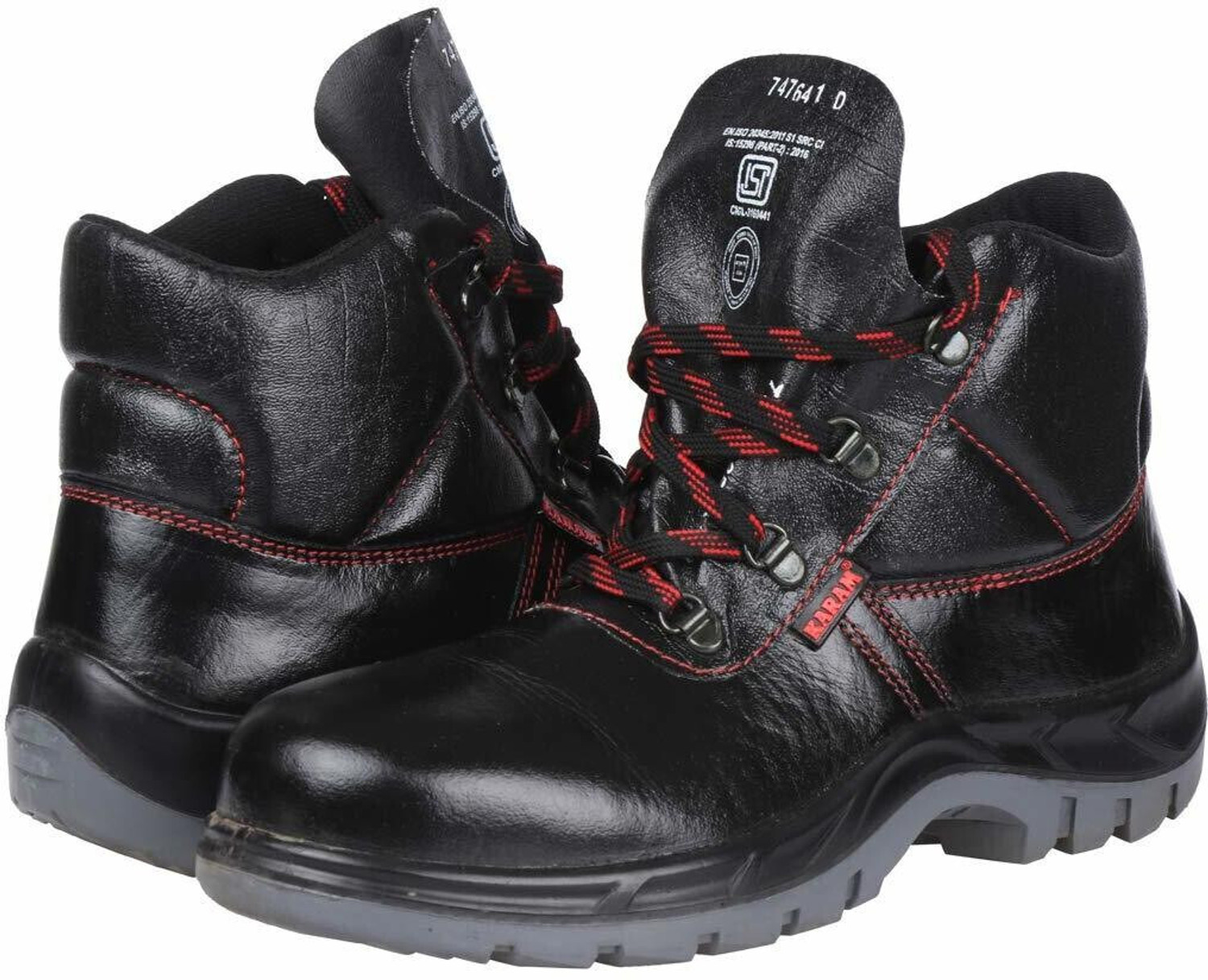 Image of Karam Steel Toe Genuine Leather Safety Shoe