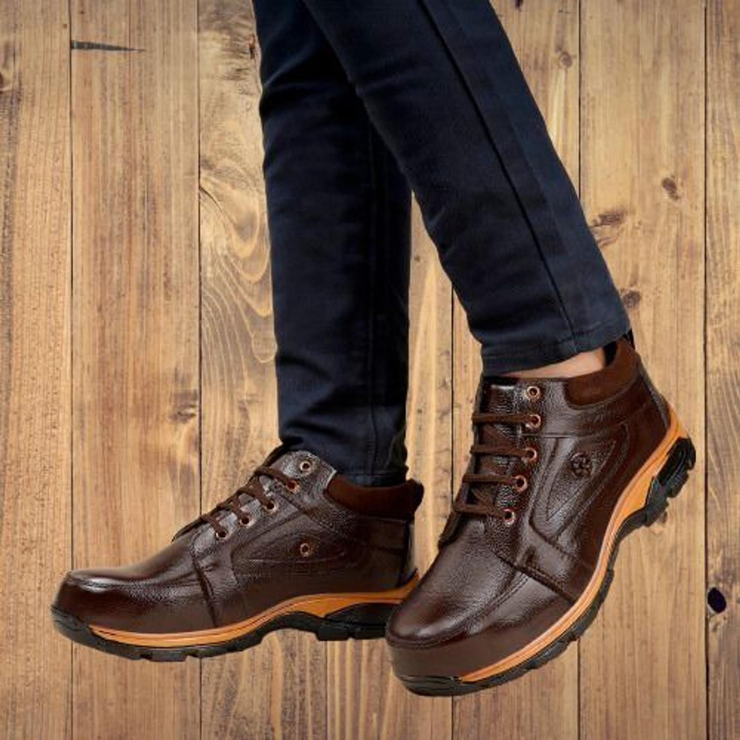 Image of RAYH Steel Toe Genuine Leather Safety Shoe