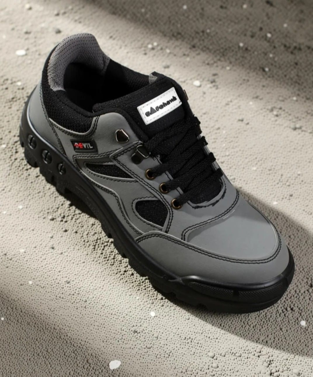 Image of Safehawk Steel Toe Leather, Synthetic Leather, PVC Safety Shoe