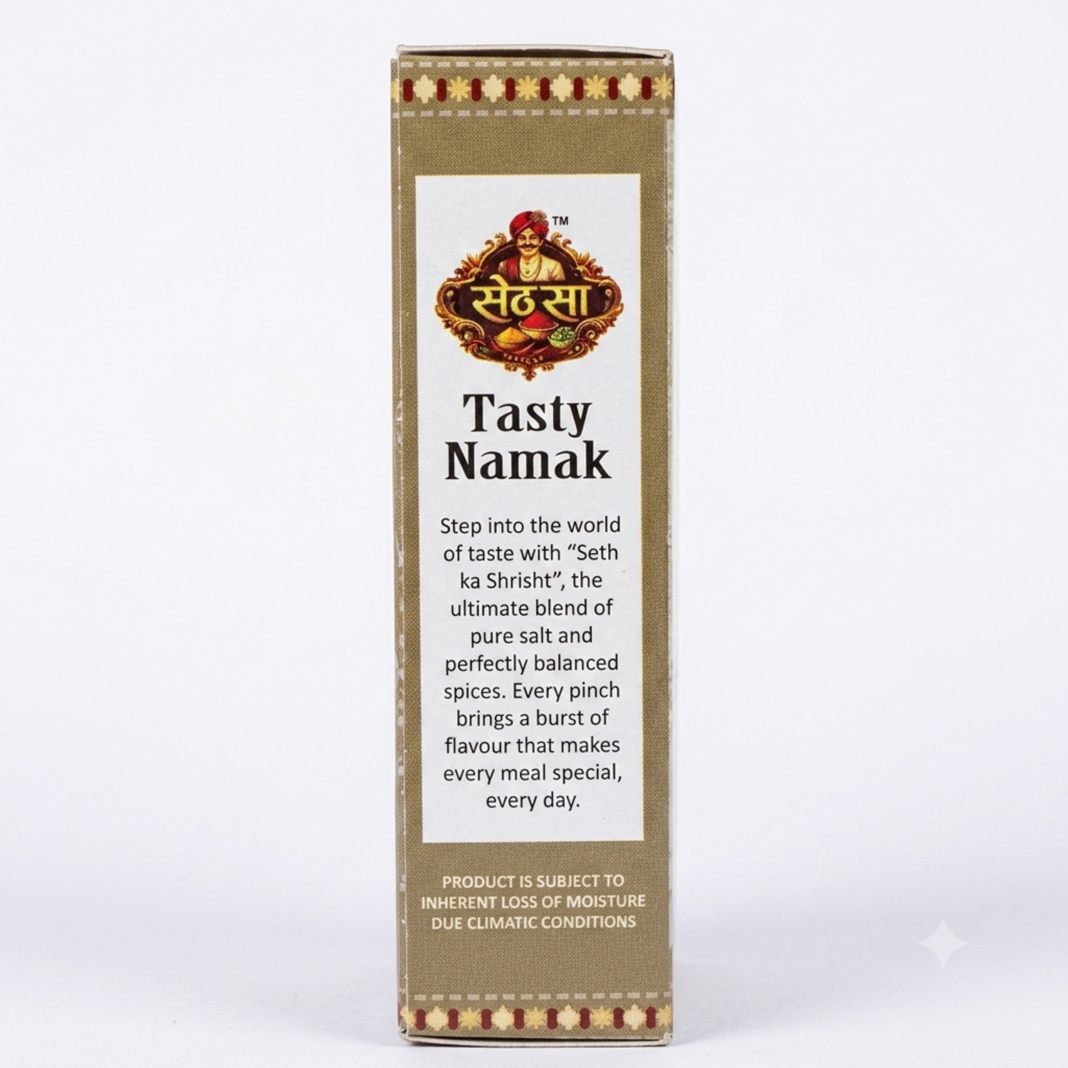 Image of SETH SA : SETH ka shrest Seth Sa Tasty Namak Jeera Special Spiced Salt - Seth Ka Shresth (100g) Flavored Salt