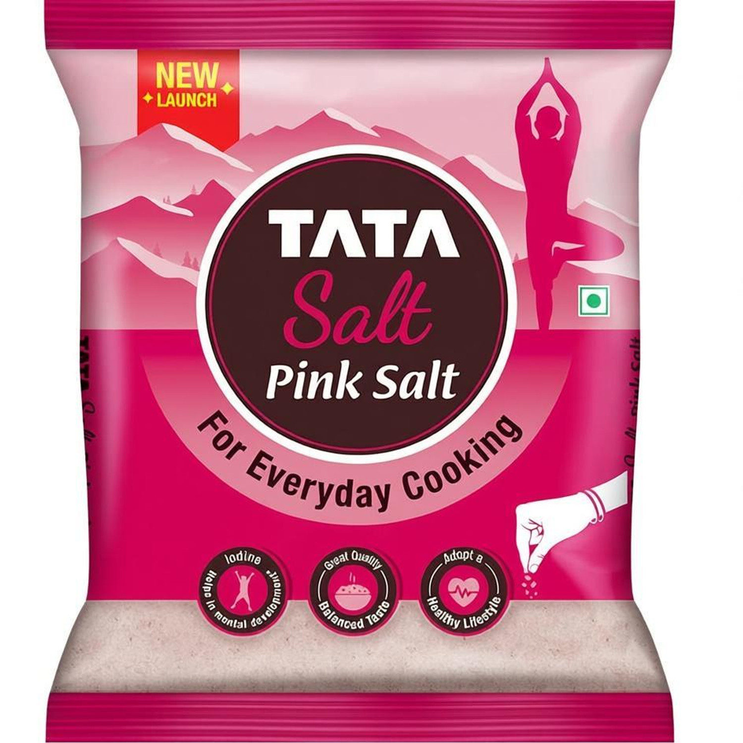 Image of Tata Salt Pink Salt Salt for Everyday Cooking 100% Natural Himalayan Pink Salt (1 kg)