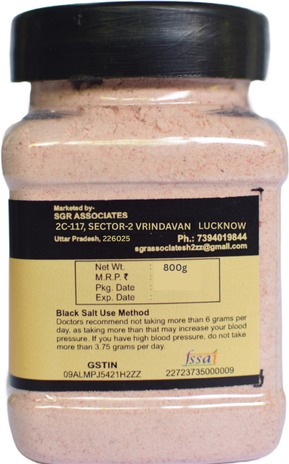Image of Divit Black Salt Iodized Salt