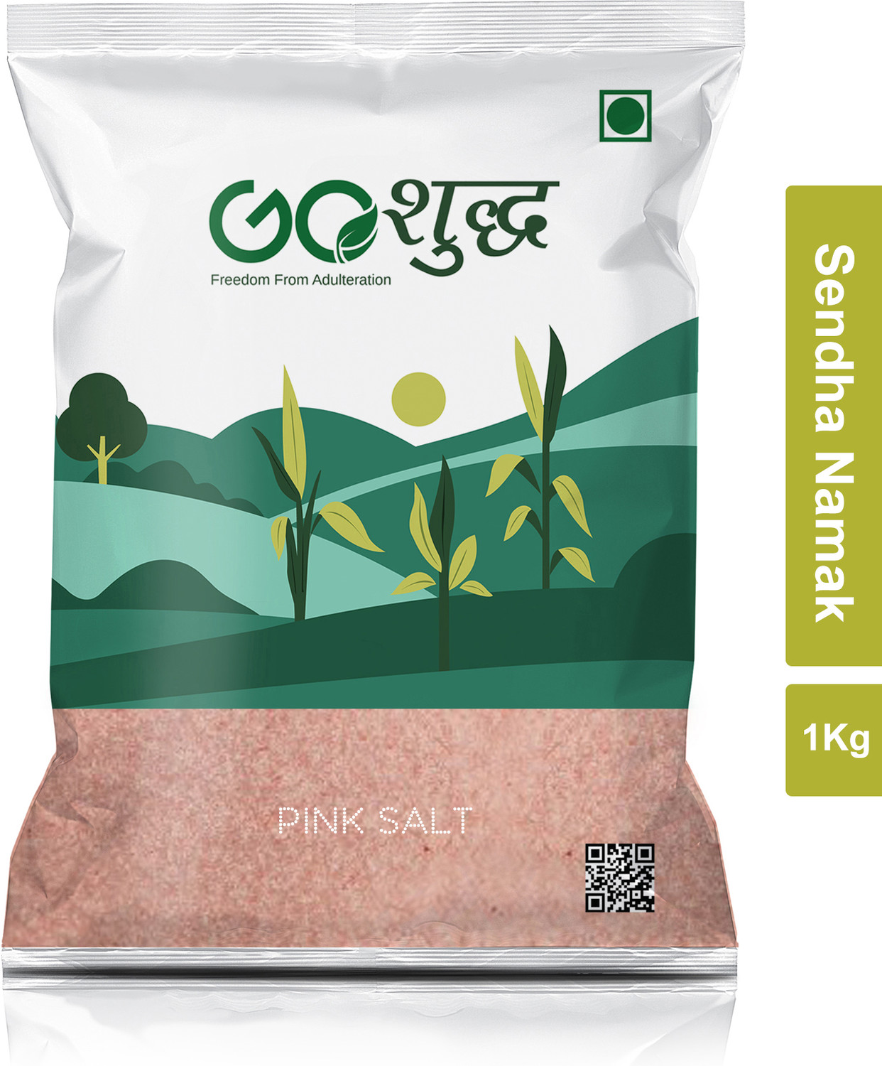 Image of Goshudh Premium Quality Pink Salt (Sendha Namak)-1Kg Rock Salt