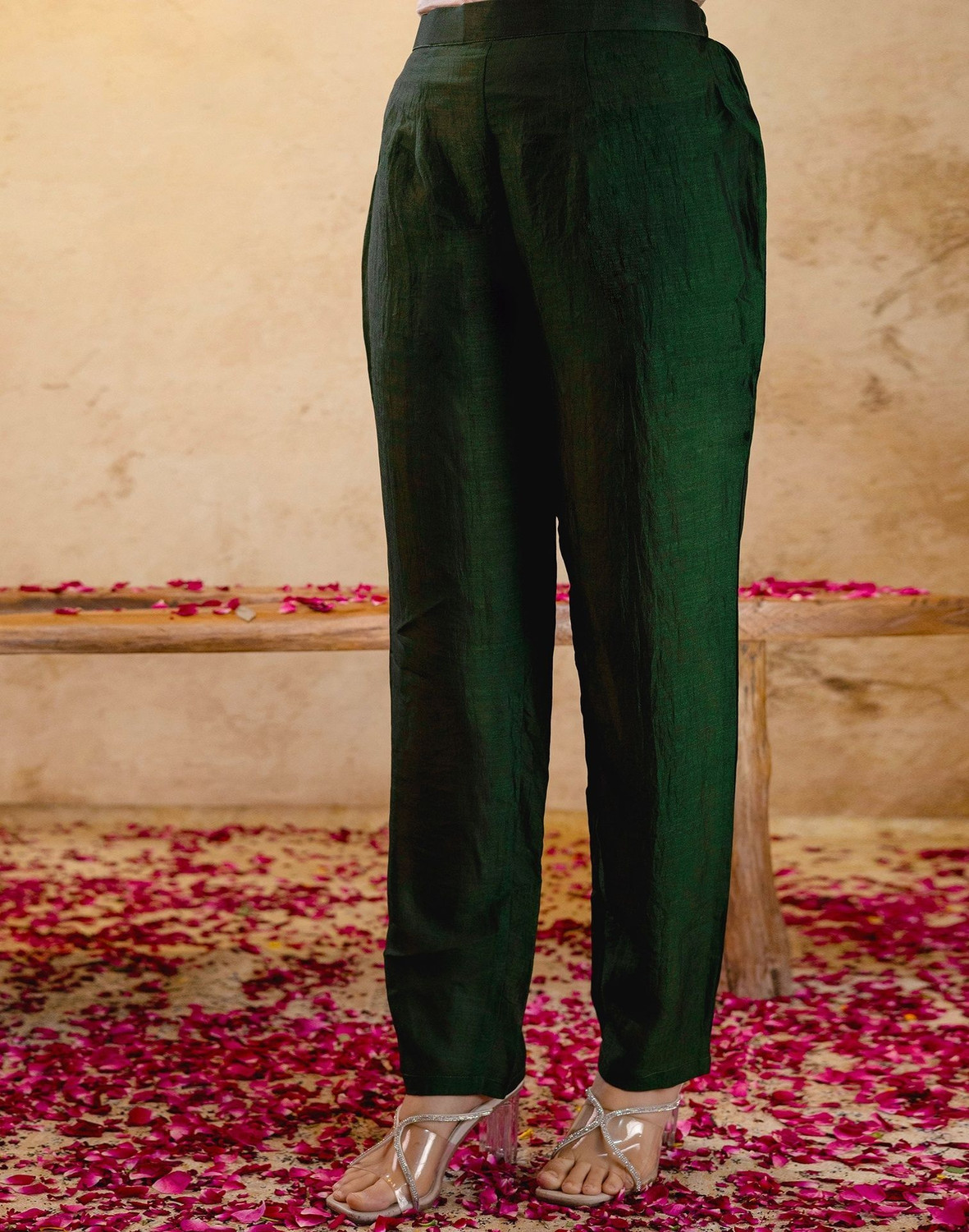 Image of Tasrika Embroidered Kurta, Trouser /Pant & Dupatta Set