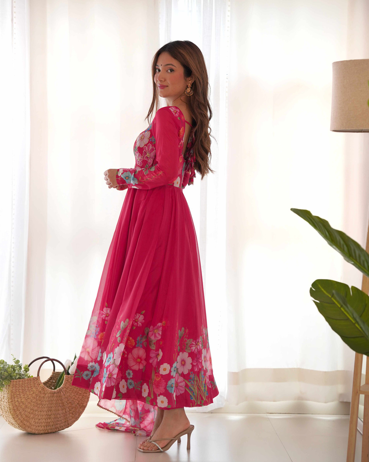 Image of Krishiv Textile Woven Kurta, Trouser /Pant & Dupatta Set