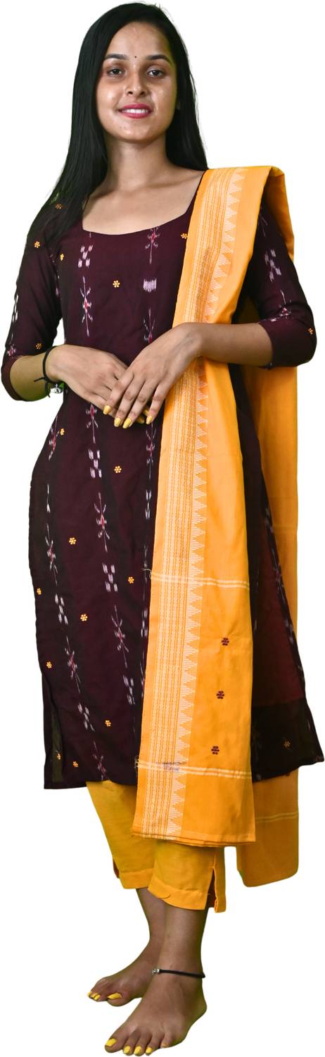 blimzone Printed Kurta, Legging & Dupatta Set
