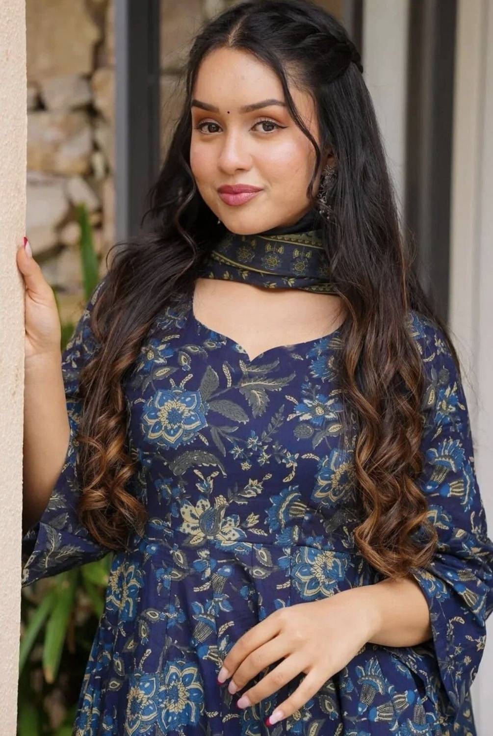 Samiksha Textile Printed Kurta Palazzo Dupatta Set - Image 3